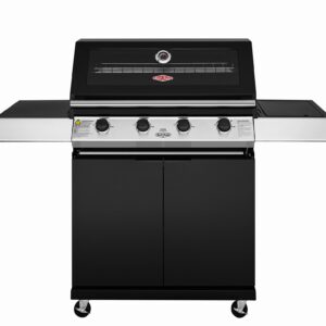 make seo meta description of Bayside Bbqs and Outdoor Centre with keyword: L)FFSET SMOKER COVER BEEFEATER 1200 4 BURNER BLACK WITH SIDE BURNER