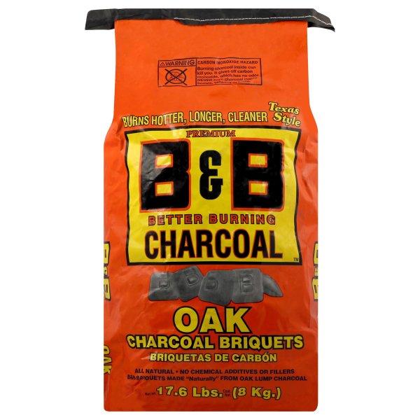 B&B Charcoal Oak Charcoal Briquettes 8 kg