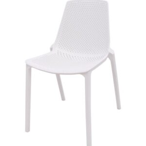 CAFE RESIN DINING CHAIR WHITE