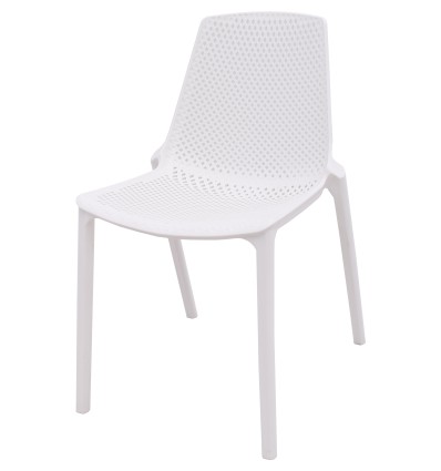 CAFE RESIN DINING CHAIR WHITE
